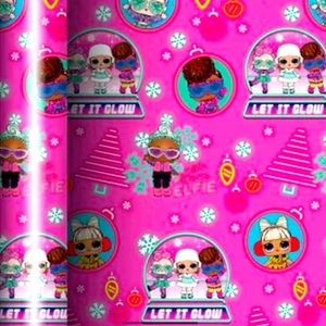 LOL SURPRISE CHRISTMAS WRAPPING PAPER